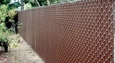 Chain link fence installed by Alpha Fence Company